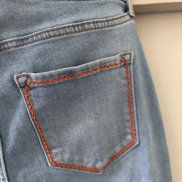 Hand Embroidered Old Navy Jeans Size 6 $25 - Picture 1 of 5